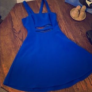 Express Blue Mini Dress